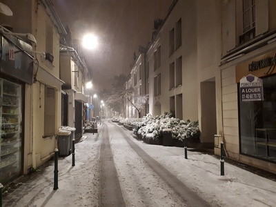 Rueil-Malmaison sous la neige