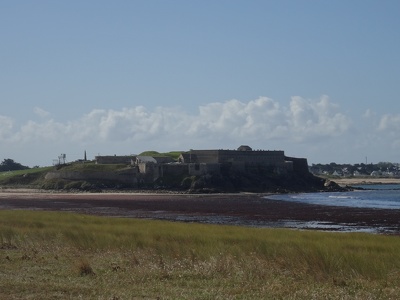 Fort Penthièvre à l'entrée de la presqu'île de Quiberon
