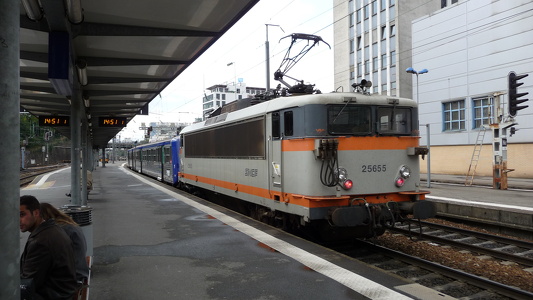 A la gare de Rennes