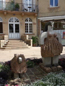 Madame et son chien