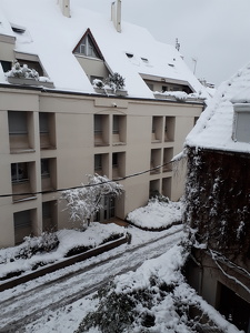 Rueil-Malmaison sous la neige