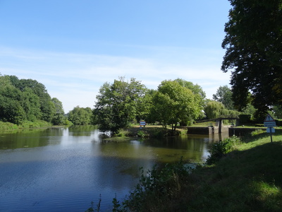 Ancienne écluse de Limur sur le Canal de Nantes à Brest