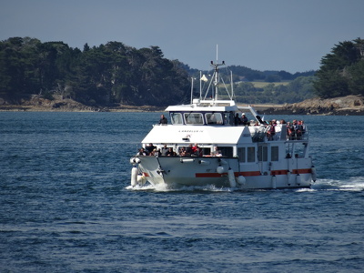 L'Angelus iV sortant du Golfe de Morbihan