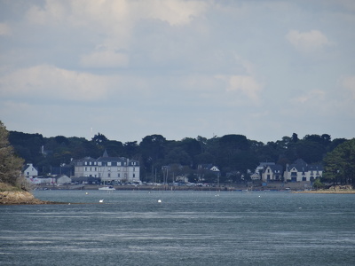 Port de Larmor-Baden depuis la Pointe de Bilgroix