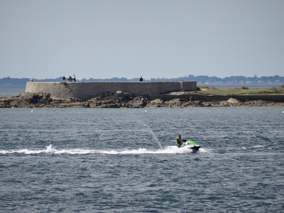 Pointe de Kerpenhir depuis la pointe de Bilgroix