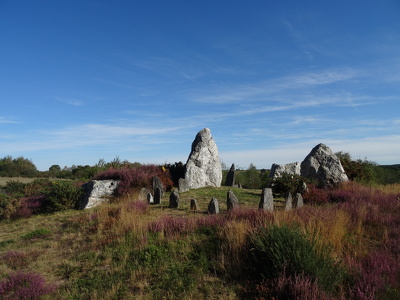 Château bû sur le site mégalithique de Saint-Just