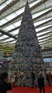 Sapin de Noël des Halles à Paris