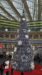 Sapin de Noël des Halles à Paris