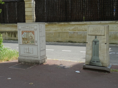 Armoires techniques décorées à Versailles