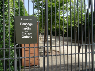 Jardin des étangs Gobert à Versailles