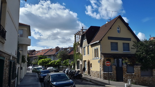 Quartier de la Mouzaïa à Paris