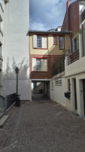 Villa Paul Verlaine dans le quartier de la Mouzaïa à Paris