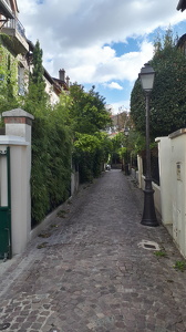 Villa Jules Laforgue dans le quartier de la Mouzaïa à Paris