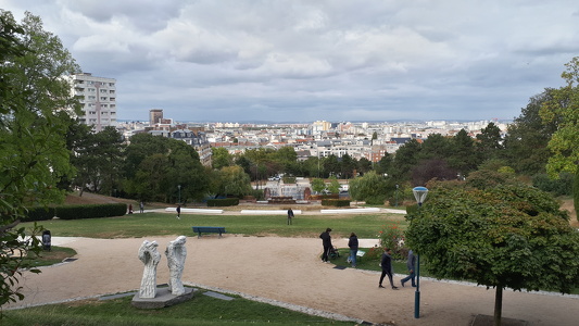 Parc de la Butte du Chapeau Rouge à Paris