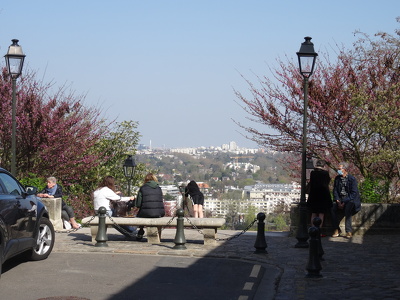 Vue depuis les hauteurs de Saint-Germain-en-Laye