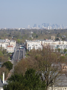 La Défense depuis les hauteurs de Saint-Germain-en-Laye
