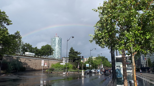 Arc-en-ciel au dessus de Boulogne-Billancourt