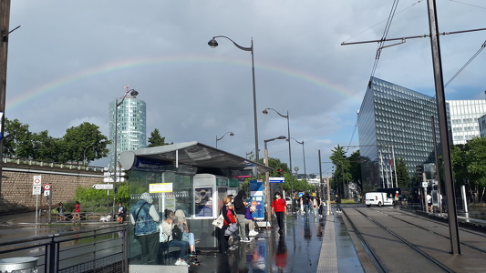 Arc-en-ciel au dessus de Boulogne-Billancourt