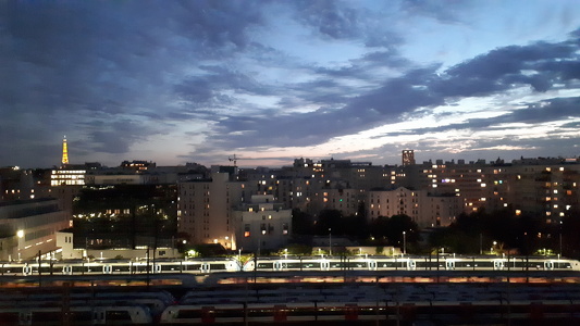 Paris vue depuis les toits des Batignolles