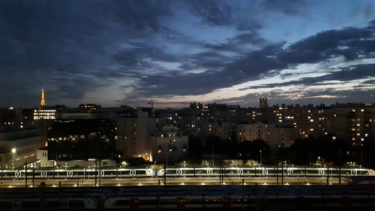 Paris vue depuis les toits des Batignolles