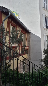 Villa Claude Monet dans le quartier de la Mouzaïa à Paris