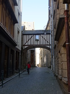 Passerelle de l'ancien couvent des Recollets à Saint-Malo