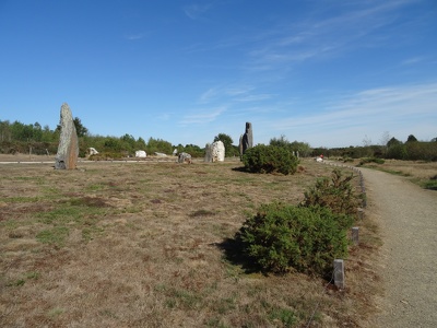 Alignement du Moulin sur le site mégalithique de Saint-Just