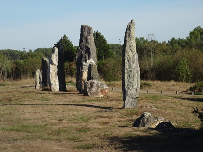 Alignement du Moulin sur le site mégalithique de Saint-Just
