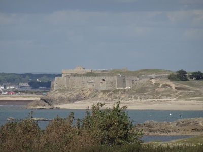 Fort Penthièvre à l'entrée de la presqu'île de Quiberon